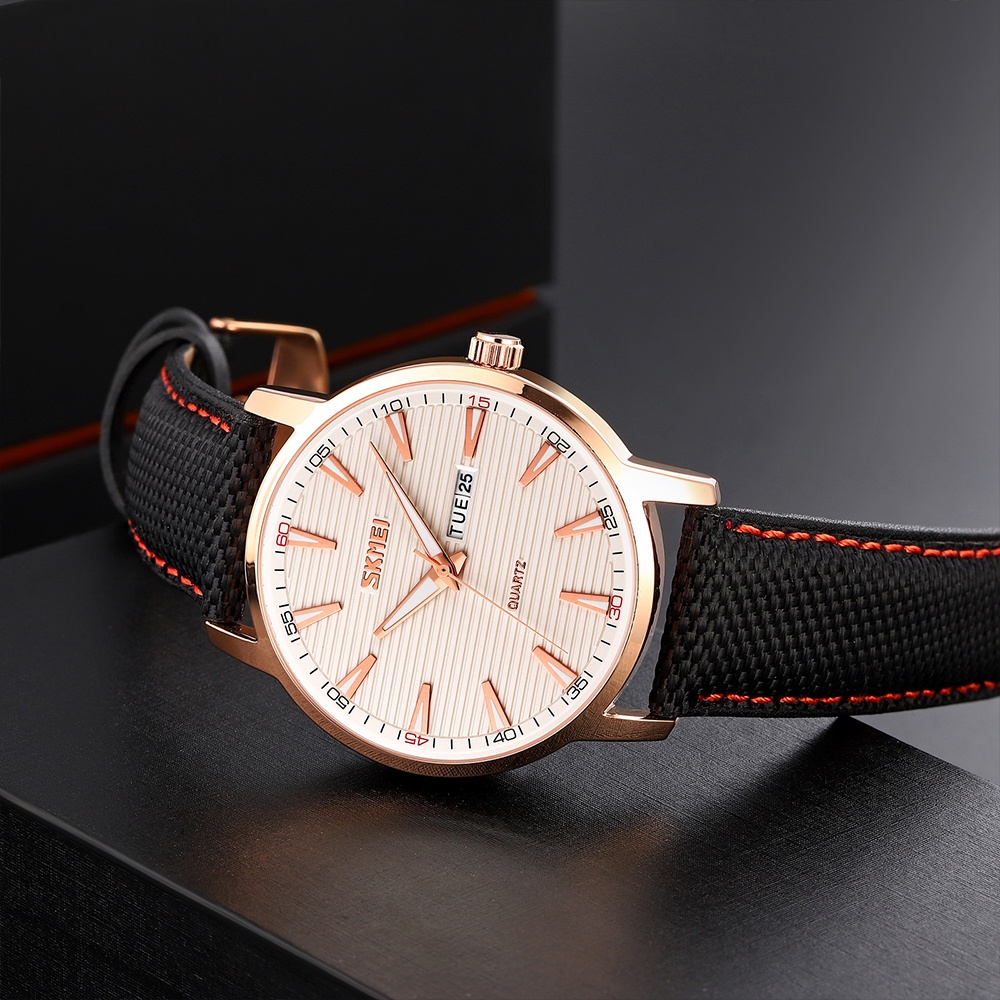 Đồng Hồ Thể Thao Nam Hiển Thị Ngày Dây Da SKMEI