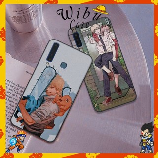 Ốp lưng Samsung A7 2018 / A9 2018 in bộ hình Chainsaw man siêu hot, siêu ngầu. Ốp điện thoại Manga, Anime giá rẻ