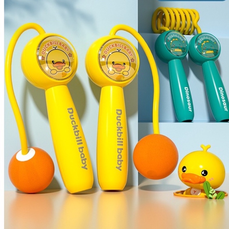 Dây nhảy không dây hình con vịt vàng