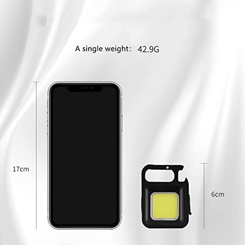Đèn Pin led cob Mini Sạc usb Có Móc Chìa Khóa Tiện Dụng