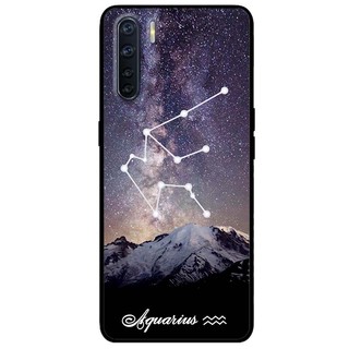 Ốp lưng Oppo Reno 3 / A91 - Reno 3 Pro - Reno 4 - Reno 4 Pro - Reno 5 - Reno 5 Pro mẫu Cung Hoàng Đạo - Aquarius