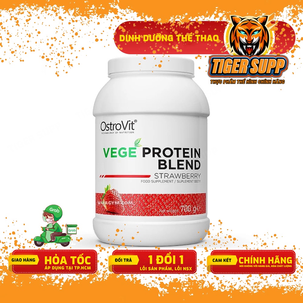 Ostrovit Vege Protein Blend - 100% Protein Isolate Thực Vật 700 Grams - Chính hãng