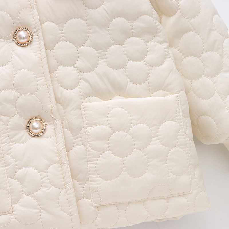 Áo Khoác Đơn Giản Tay Dài Giữ Ấm Mùa Đông In Họa Tiết Hoạt Hình Dễ Thương Cho Bé Gái