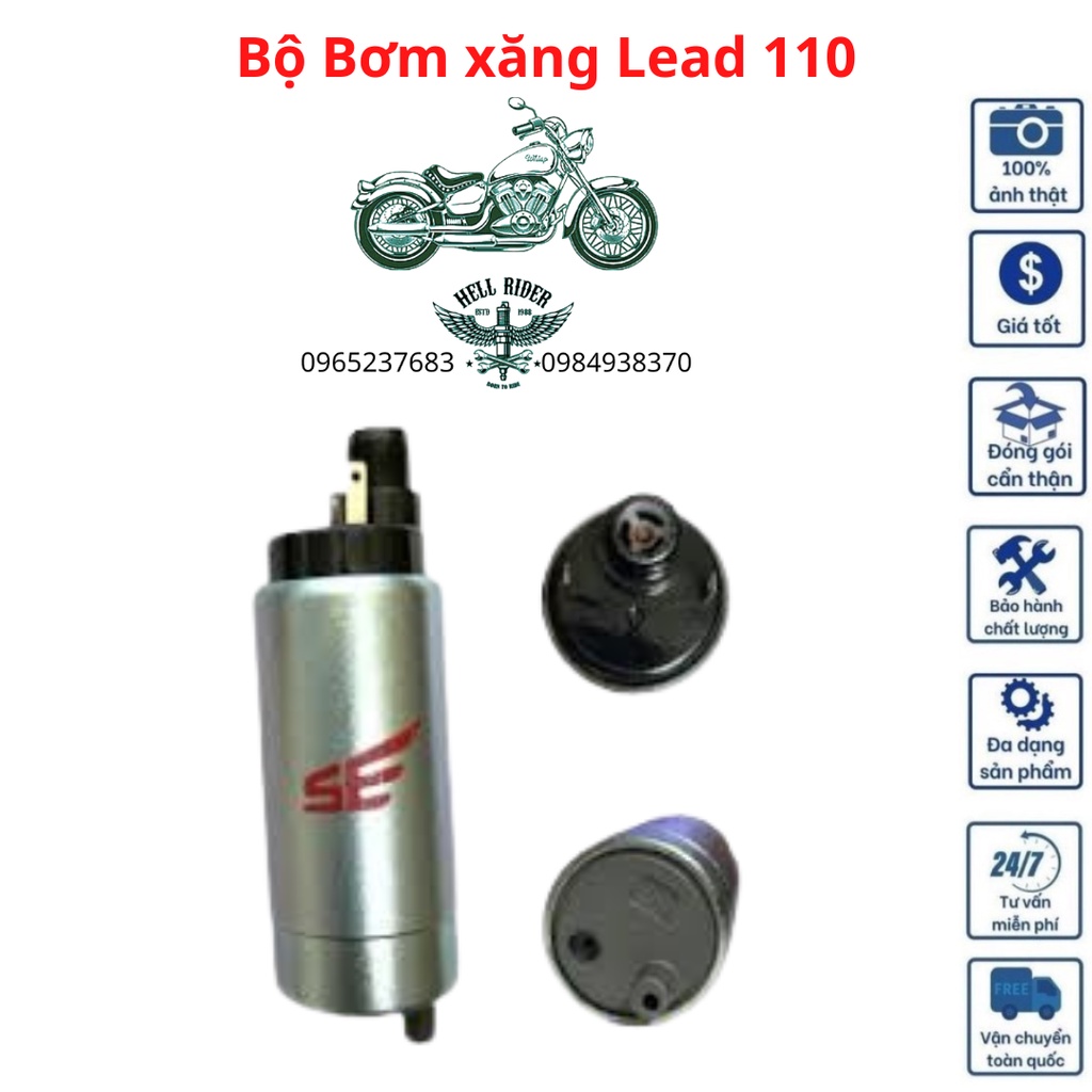 Bộ bơm xăng xe máy Lead thương hiệu SE chính hãng.