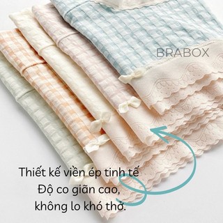 Quần lót cạp trung caro modal dòng hightech qc35 brabox