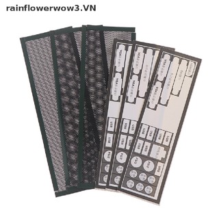 【Hot】 3Pcs PVC Dust Filter Universal DIY Shield Back Plate For Computer Chassis I/O （L）