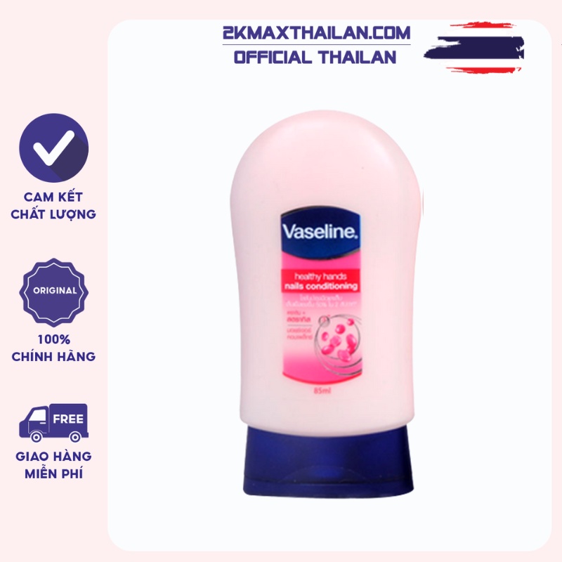 Kem Dưỡng Da Tay Giúp Làm Ẩm, Mềm Mượt Da Tay Và Móng Tay Vaseline Intensive Care 85ml Healthy Hands & Nails