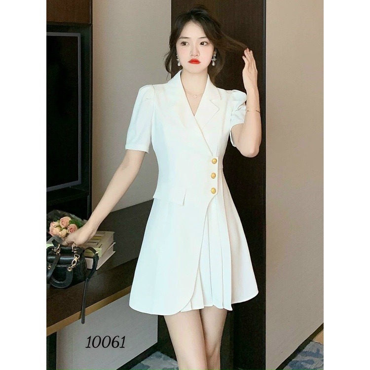 ĐẦM XÒE TRẮNG VINTAGE THỜI TRANG NỮ SANG TRỌNG - TINH TẾ ,SANG CHẢNH CHO CÁC NÀNG