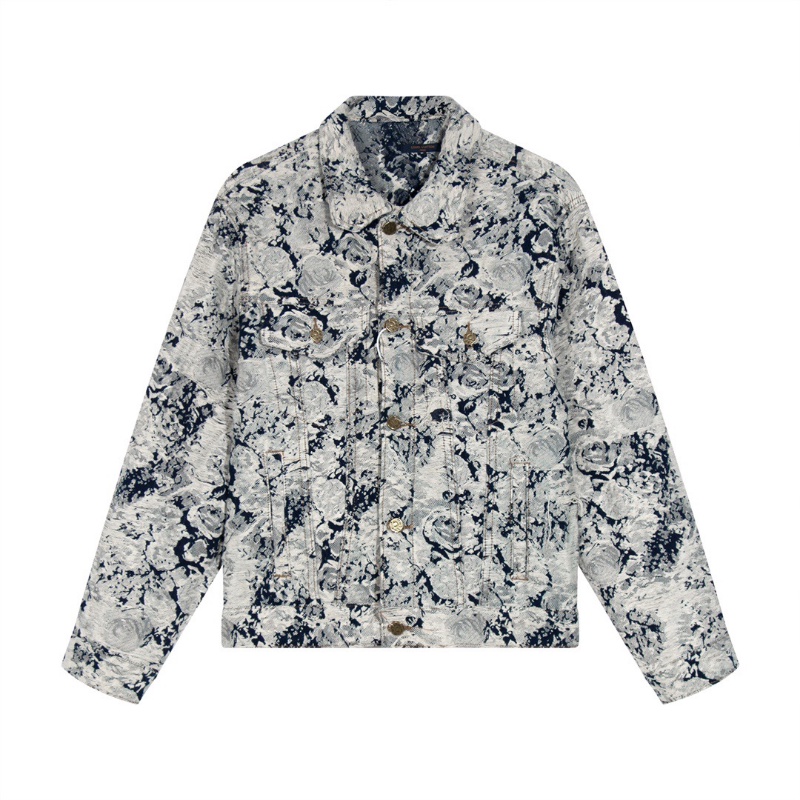 Áo Khoác Denim In Logo LOUIS Vuitton 100% Chính Hãng Cho Nam