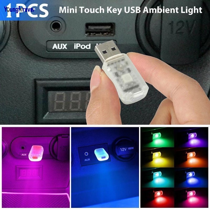 Đèn LED Ngủ Cảm Ứng Điều Khiển Từ Xa Nhiều Màu Sắc Nhỏ Gọn Trang Trí Nội Thất