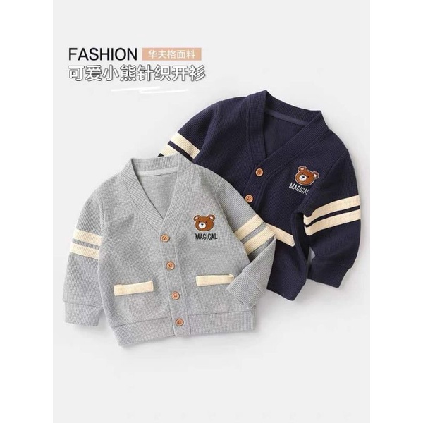 Áo cardigan cho bé trai