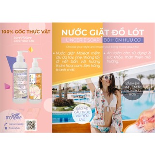 Nước Giặt Xã Bồ Hòn Moleaf tinh dầu Hoa Cam 2000ml