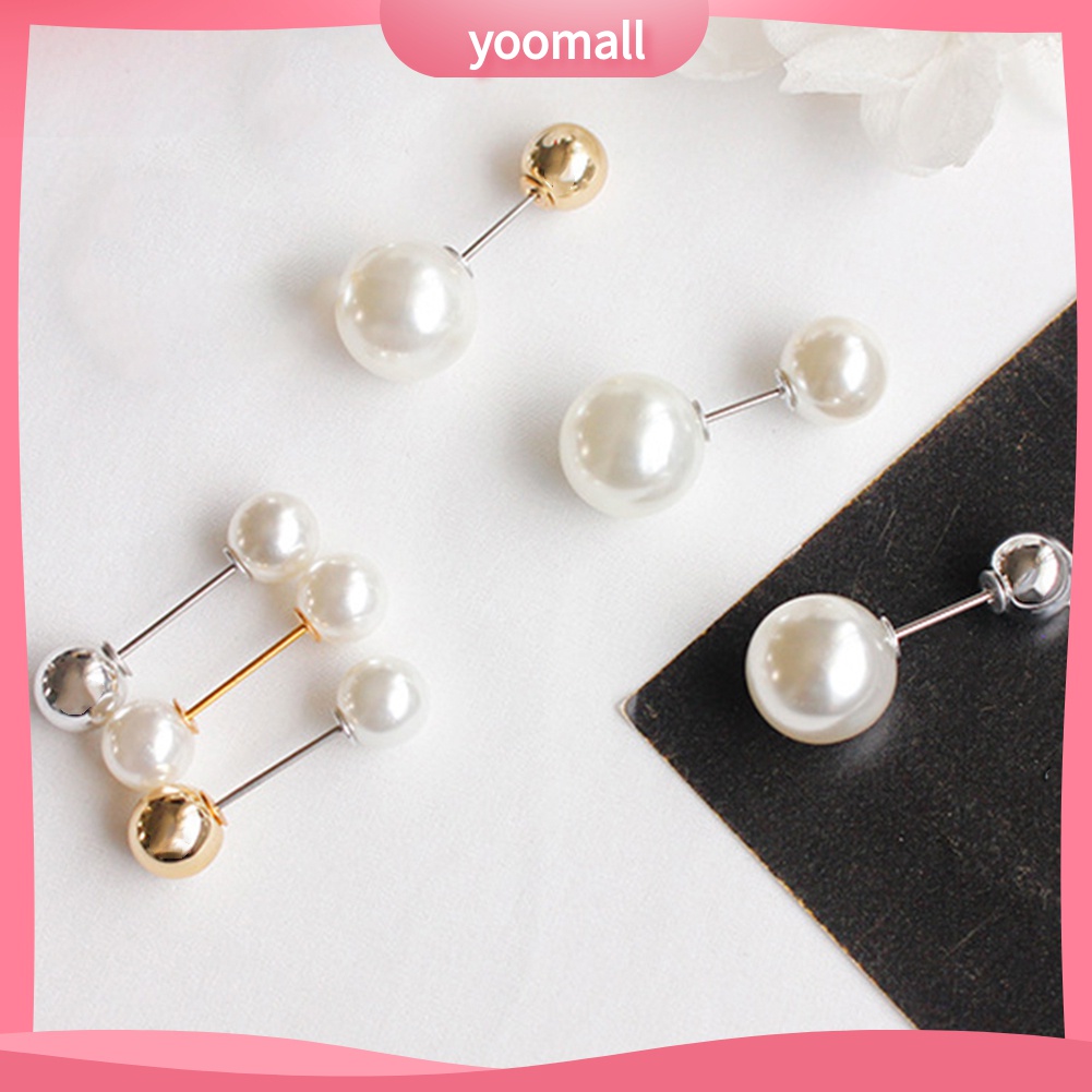 Ghim Cài Áo Đính Ngọc Trai Nhân Tạo Thời Trang Dành Cho Nữ