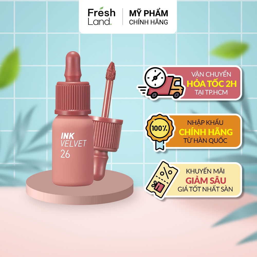 Son Ink Velvet lì lên màu cực chuẩn bản mới