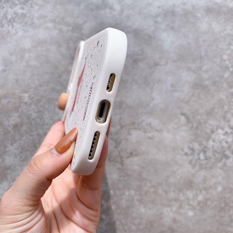 Ốp Lưng Da Bảo Vệ Camera - Có Nắp Trượt Mẫu Coconut Nổi