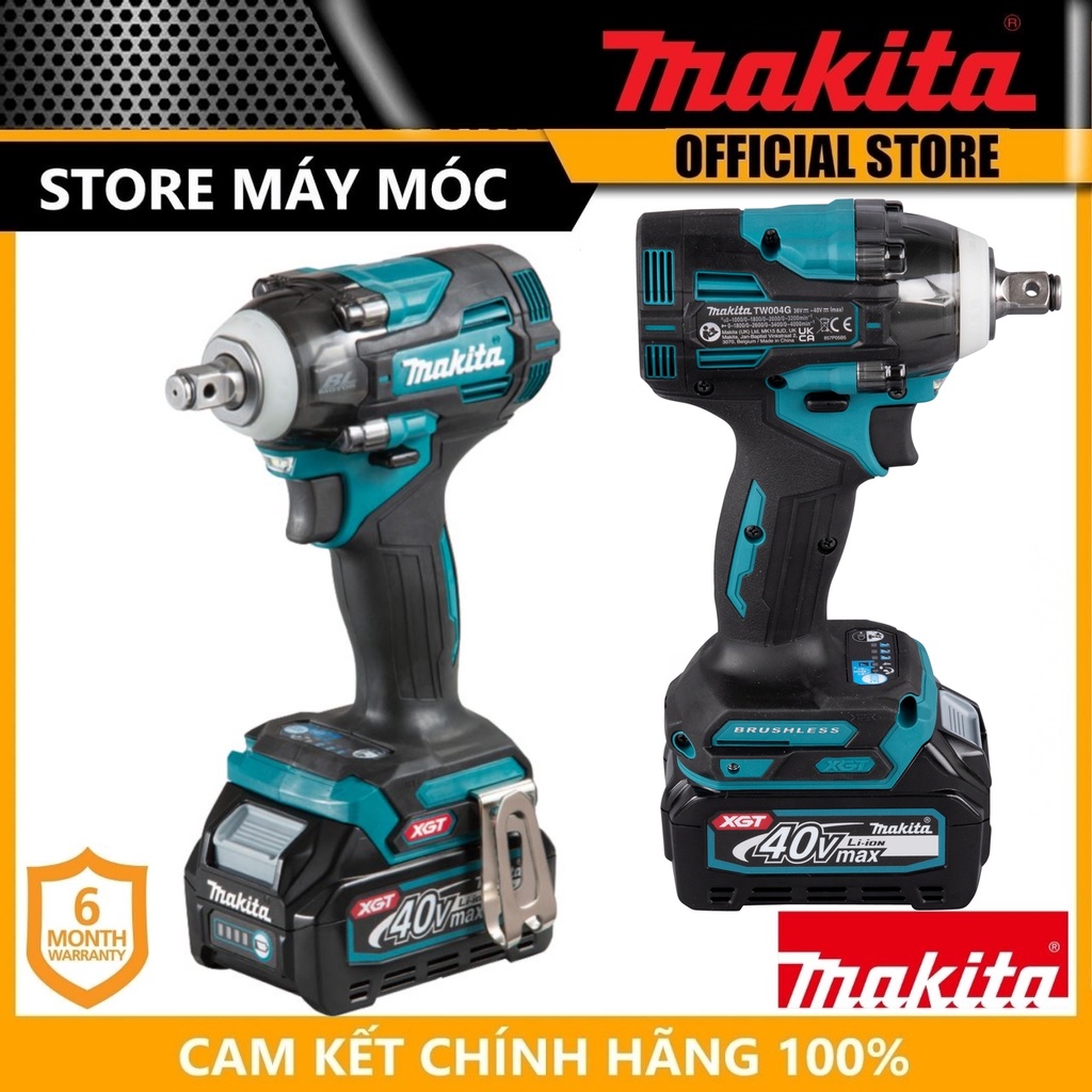MÁY SIẾT BULONG DÙNG PIN 40V MAKITA TW004GD201- HÀNG CHÍNH HÃNG