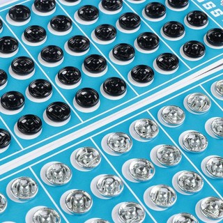 Cúc bấm mini vỉ 50 cúc