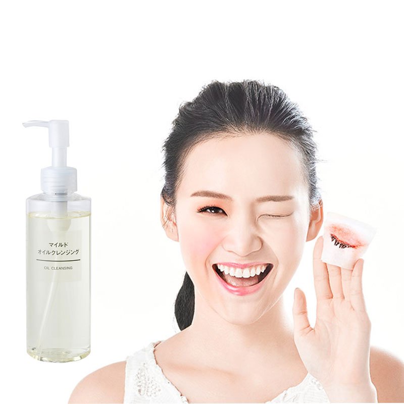 Dầu Tẩy Trang nước tẩy trang Muji Mild Cleansing Oil, Milk 200ml, túi Refil 180ml nội địa Nhật Bản