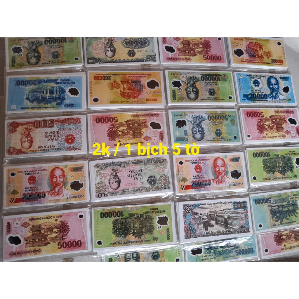 Tiền mini đồ chơi cho búp bê