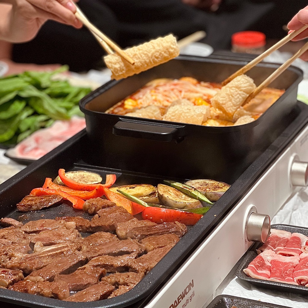 BÊP LẨU NƯỚNG ĐA NĂNG DAEWON HÀN QUỐC ,BẢO HÀNH 12 THÁNG