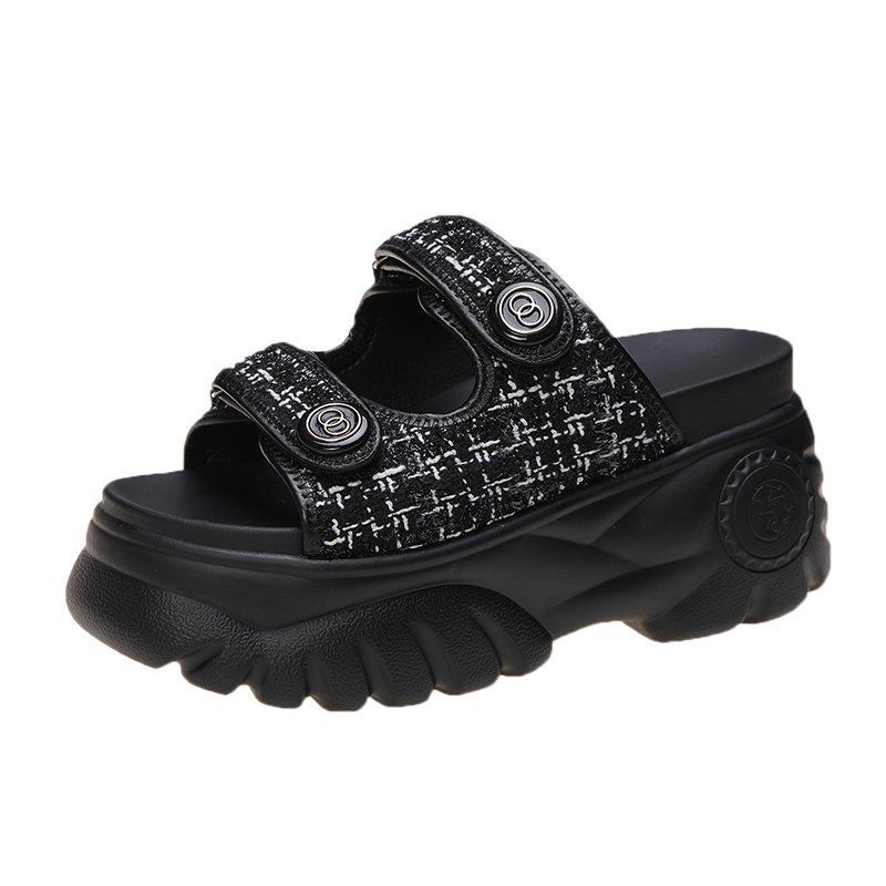 Dép bánh mì đế cao Dép đế xuồng Dép Sandal Đế Dày Thời Trang Mùa Hè 2022 Cho Nữ