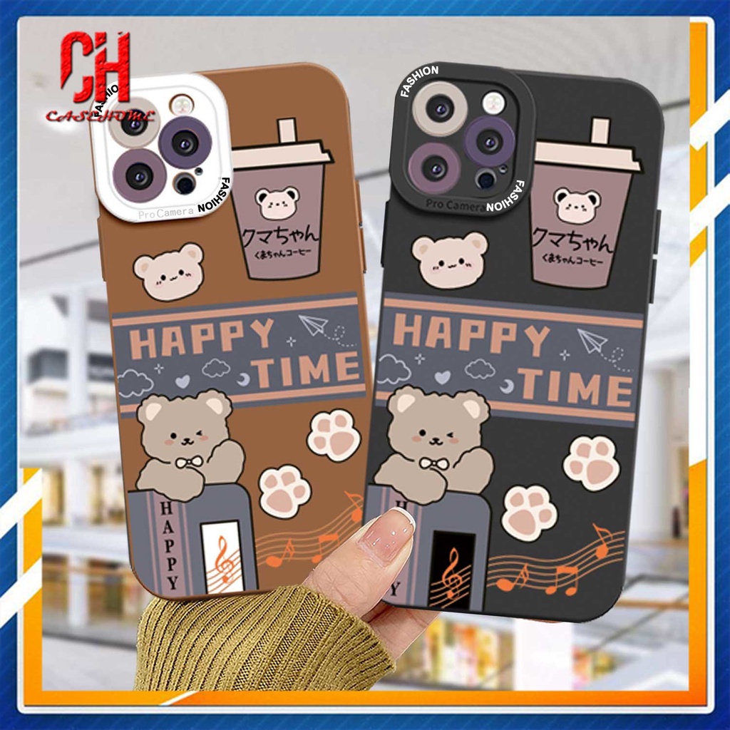 Ốp Điện Thoại Tpu Dẻo In Gấu Cho IPhone 7 Plus 11 6 6S 8 Plus XR 11 12 13 PRO MAX X XS MAX Se 2020 6SPlus 7Plus 6Plus 8Plus XSMAX