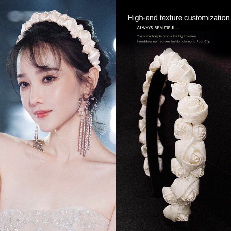 cài tóc hoa hồng cô dâu- phụ kiện cưới Cần Thơ