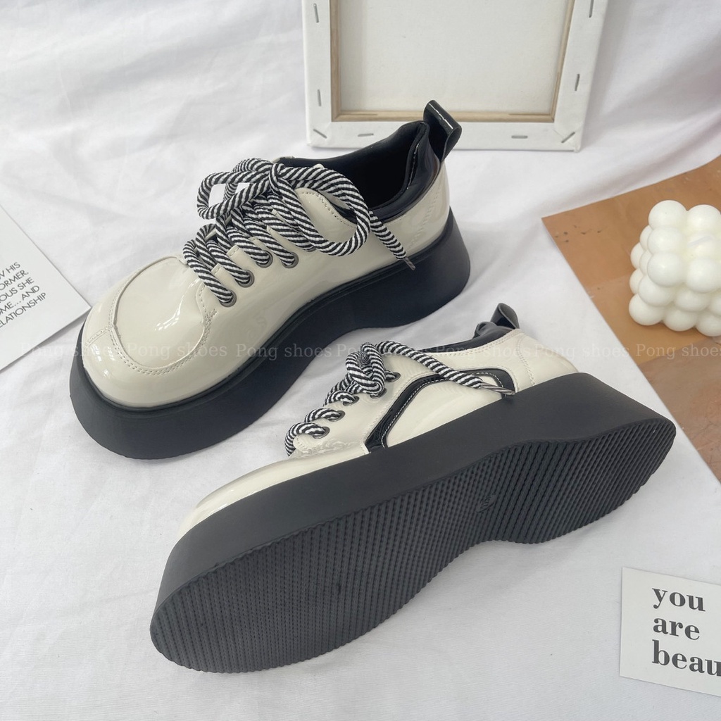 Giày Oxford phong cách Ulzzangs- FULL HỘP- Mã 1477
