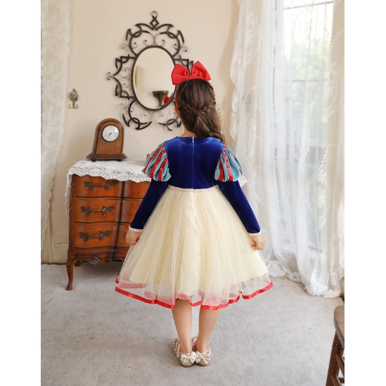 Váy cosplay bạch tuyết size 1m đến 1m4