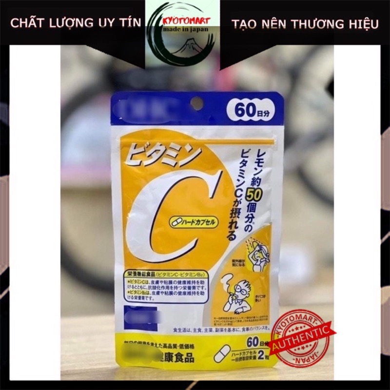 Viên Uống Vitamin C D.H.C Nhật Bản 60 ngày