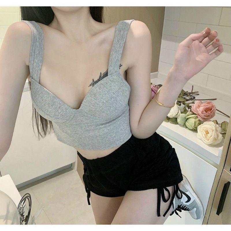 Áo bra cup ngực cotton sexy 667 [MEOW Corset] | BigBuy360 - bigbuy360.vn