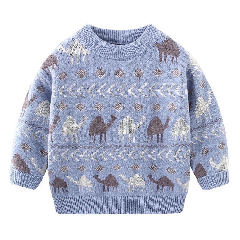 Áo sweater Cổ Tròn In Hoạt Hình Thời Trang Mùa Đông Dành Cho Bé Gái 8859