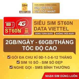 Sim 12st60n viettel - siêu sim data khủng - miễn phí 14 tháng không cần nạp tiền