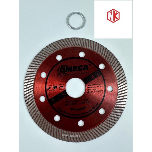Lưỡi cắt đa năng Omega 110mm  cắt gạch cắt bê tông cắt đá