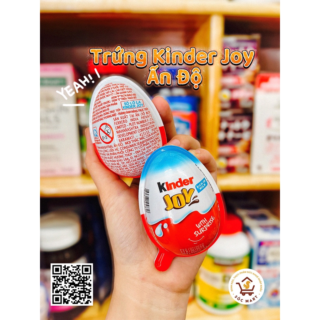 Trứng đồ chơi Kinder Joy Mỹ và Ấn Độ. ⚡Tạo sự sáng tạo cho bé⚡ ⚡Chuẩn nhập⚡ Chất lượng cao cấp.