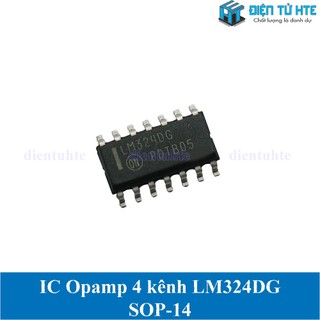 Ic opamp 4 kênh lm324 lm324dg dán sop-14