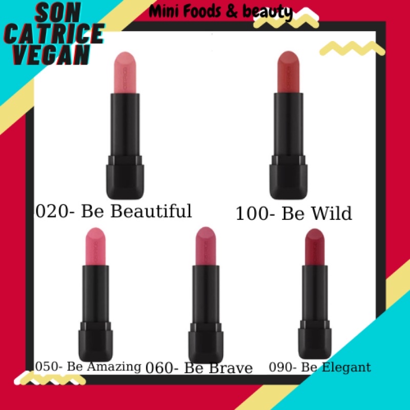 Son Catrice dòng collagen vegan matte lì