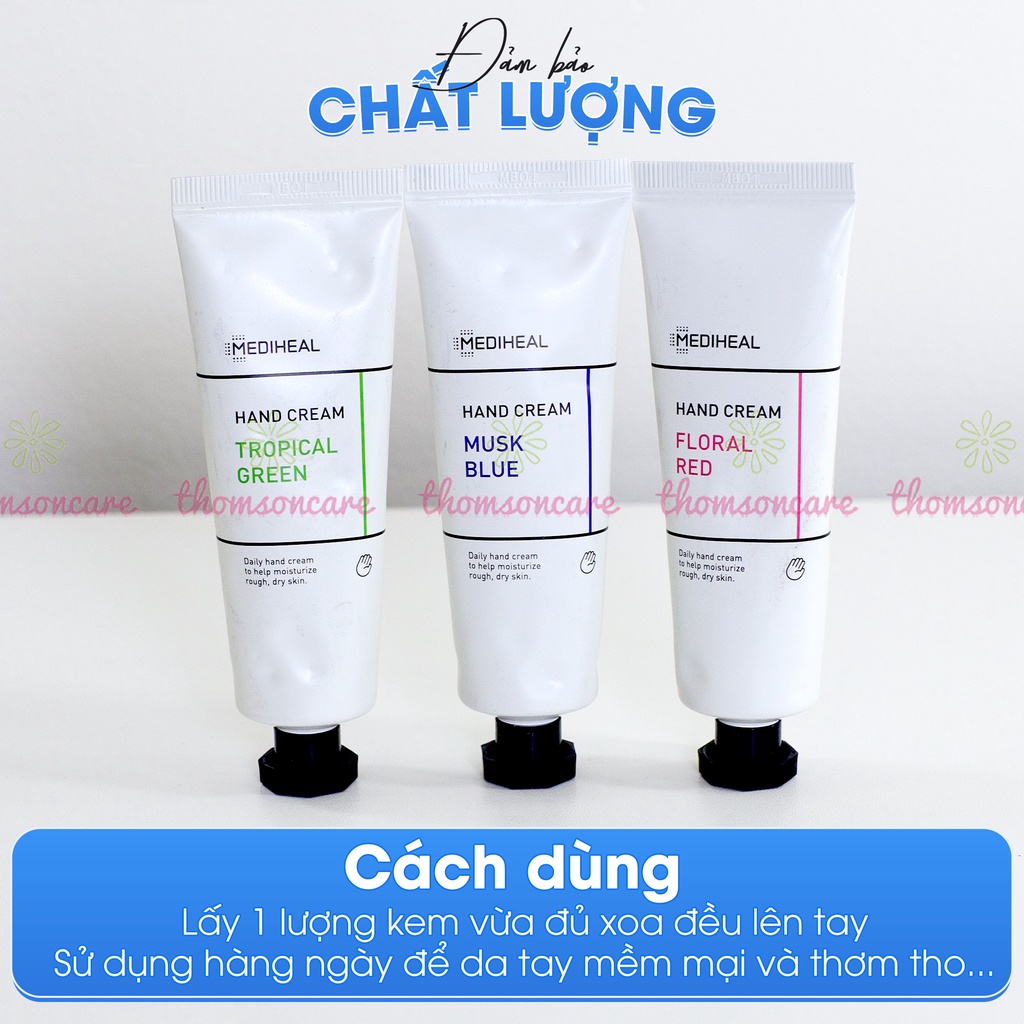 Kem dưỡng tay Mediheal Hand cream 50ml hương nước hoa, giúp da mềm mịn, hương thơm gợi cảm