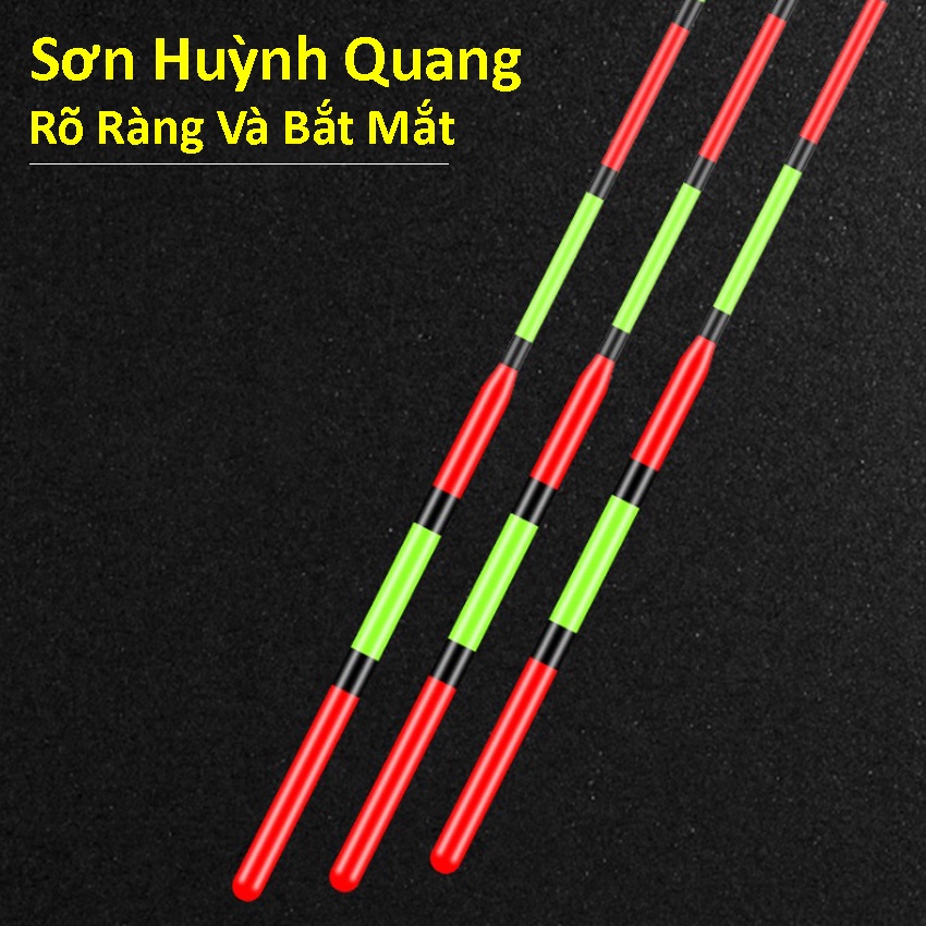 Phao Câu Đài Nano Cao Cấp Siêu Nhạy Tăm To Tải Chì Lớn Chống Mỏi Mắt Lóa Mắt Chuyên Dùng Săn Hàng Tặng Kèm Chân Cắm Phao