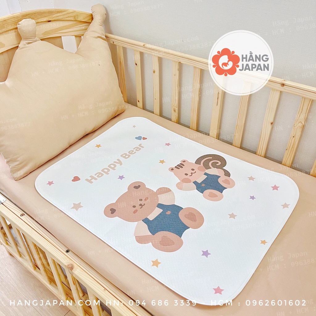 Lót chống thấm mẫu mới 50*70cm họa tiết ngẫu nhiên