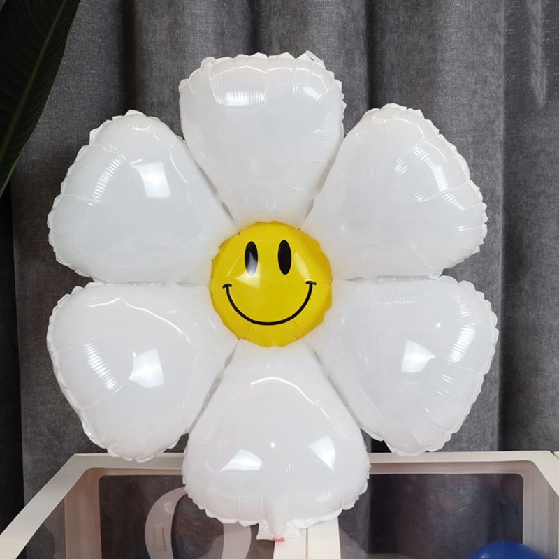 Bong Bóng Màng Nhôm Nhăn Nhỏ Hình Hoa Cúc Hoạt Hình Cho Trẻ Em