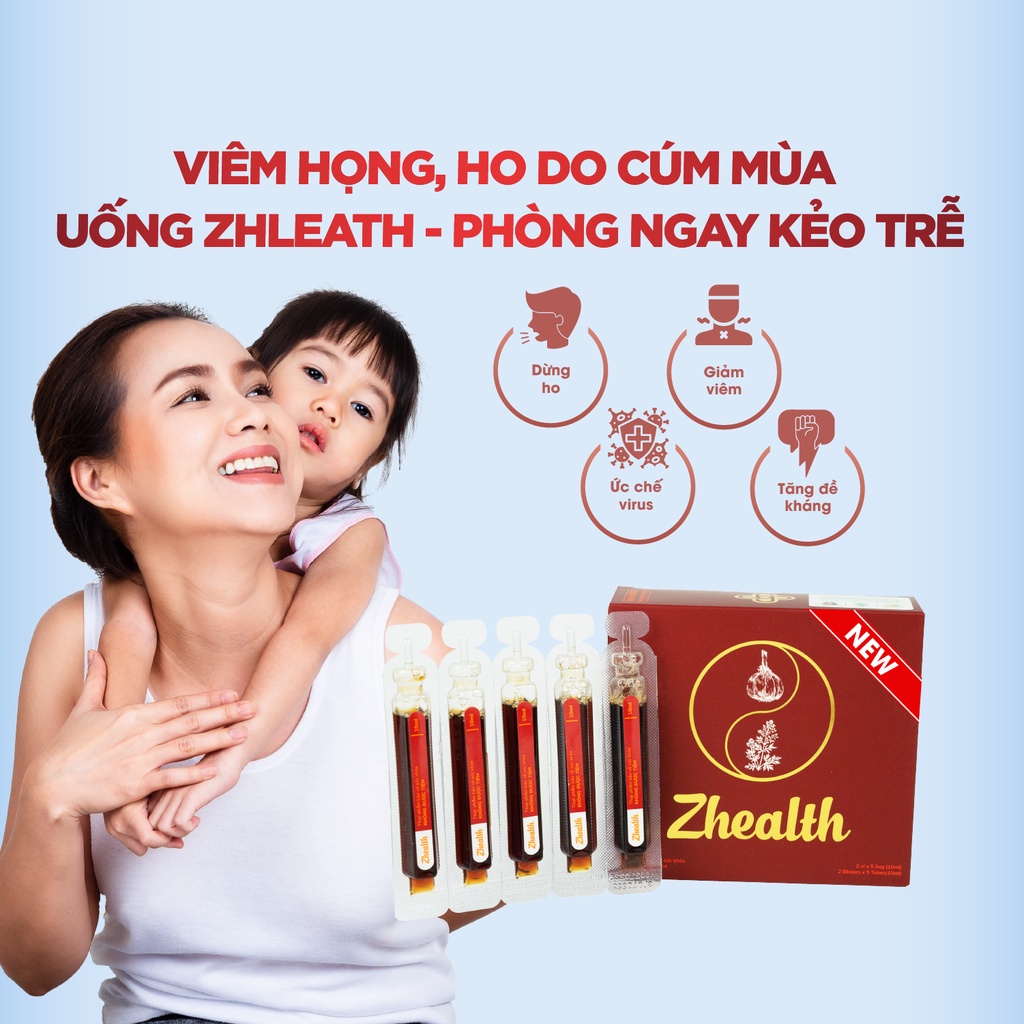 ZHE-Bổ phế, Hỗ Trợ Viêm Đường Hô Hấp, Viêm Họng, Viêm Phế Quản Zhealth Zlove- Hết Cảm Cúm, Giảm Ho Hiệu Qủa(Combo 5 Hộp)