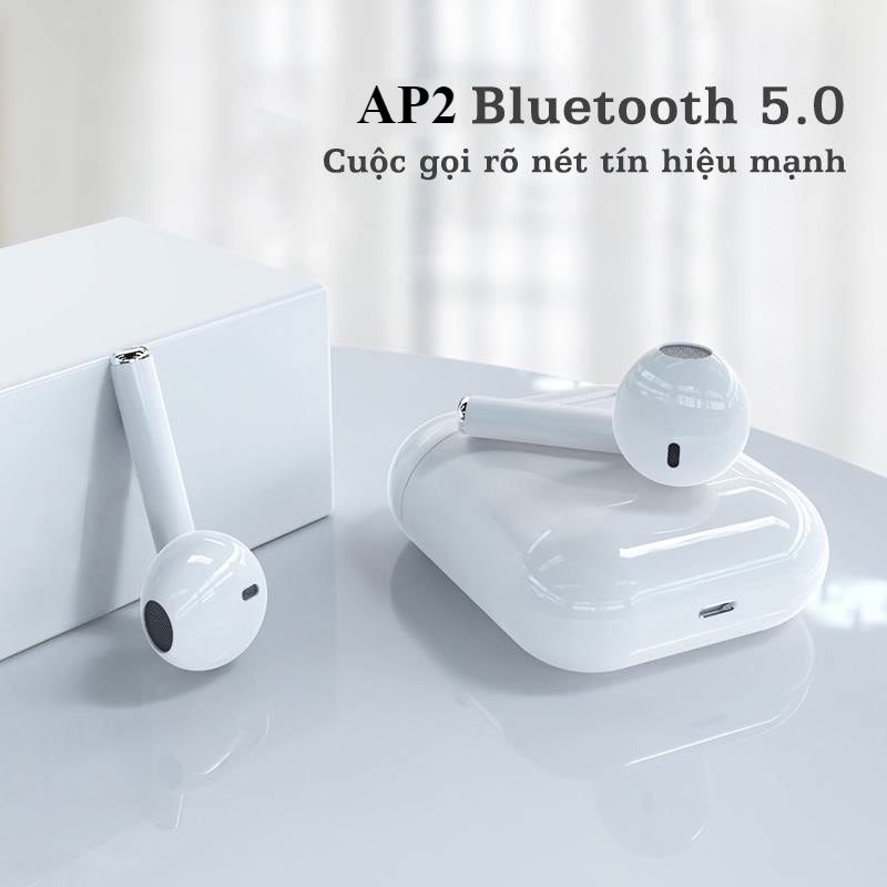 Tai Nghe Bluetooth A2 Không Dây Tự Động Kết Nối Chạm Cảm Thông Minh Ứng Dùng Cho Mọi Dòng ĐT- LinkeeTech
