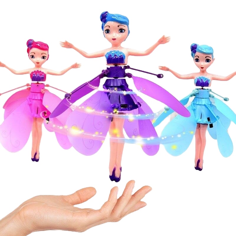 Đồ chơi Búp bê biết bay cảm ứng bằng tay, Cô tiên biết bay, Đồ chơi cho bé gái