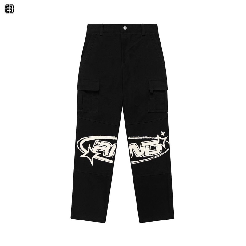 QUẦN KAKI REMINDER LOGO CARGO PANT BLACK