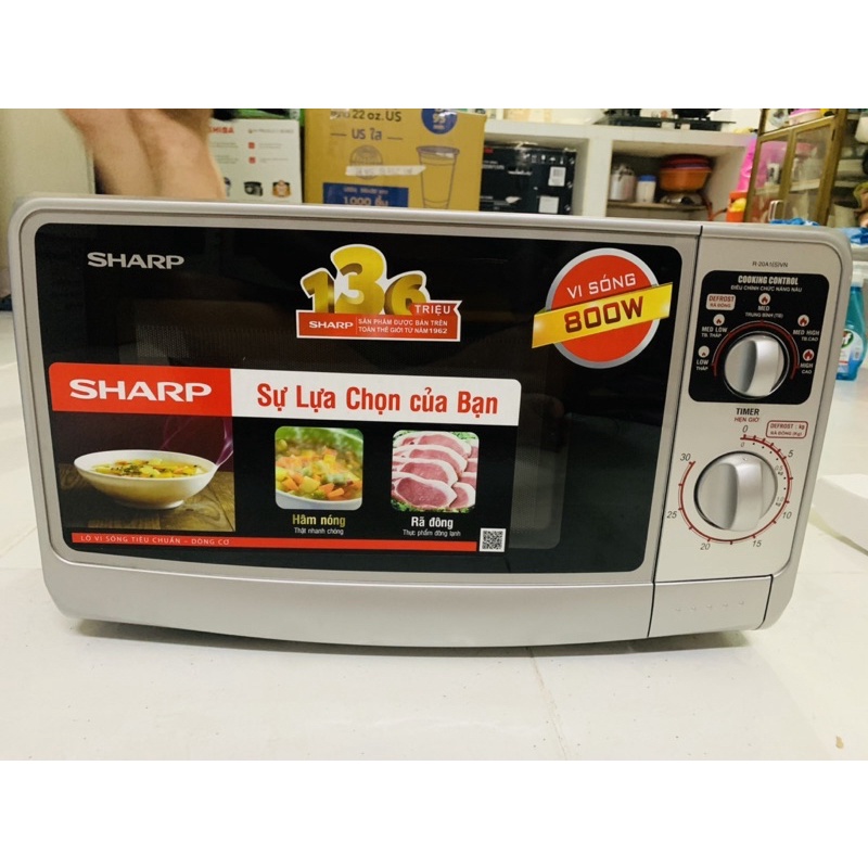 lò vi sóng sharp r20a1 hàng trưng bày chính hãng | Shopee Việt Nam