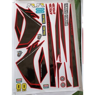 Tem rời jupiter fi rc 2017 đen xe đỏ chế