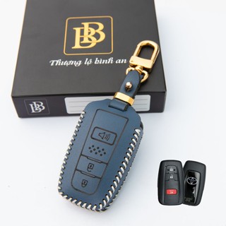 [ BB ] Bao Da Chìa Khoá Toyota Corolla Cross, Da Thật, Giá Tận Xưởng, Khắc Tên & Số ĐT Chủ Xe