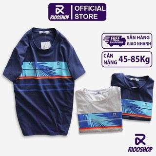 Áo thun nam form rông tay ngắn cổ tròn họa tiết đẹp cao cấp PackHouse RTX074 - áo phông nam cotton 100 Riooshop