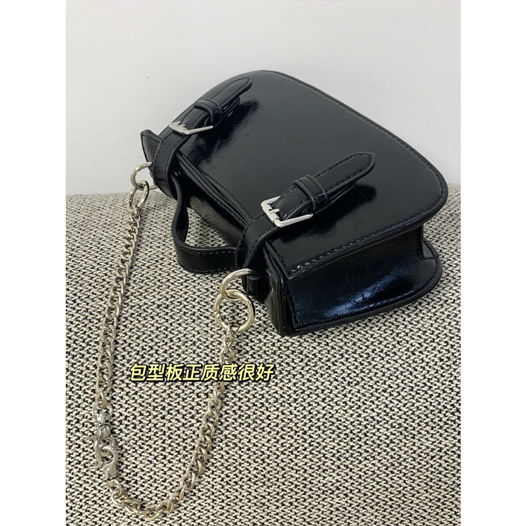 Túi Xách Da Bóng Dáng Vuông Nhỏ Thời Trang Cao Cấp Cho Nữ